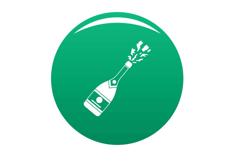 champagneicon-vector-green