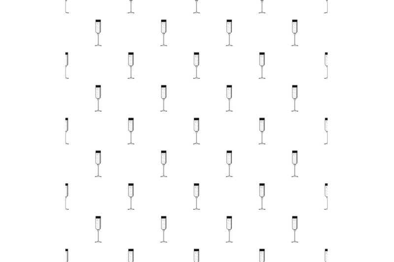 champagne-glass-pattern-seamless-vector