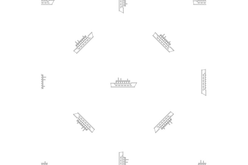 tanker-pattern-seamless-vector