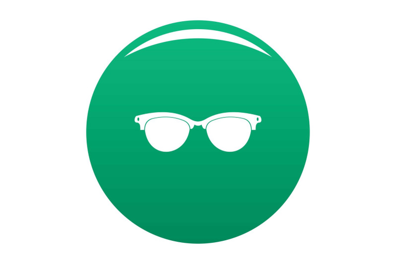 eyeglasses-for-blind-icon-vector-green