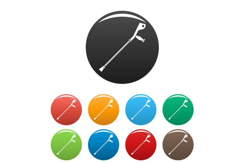 crutch-icons-set-color