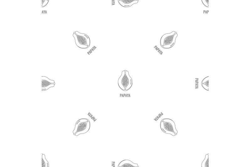 papaya-pattern-seamless-vector