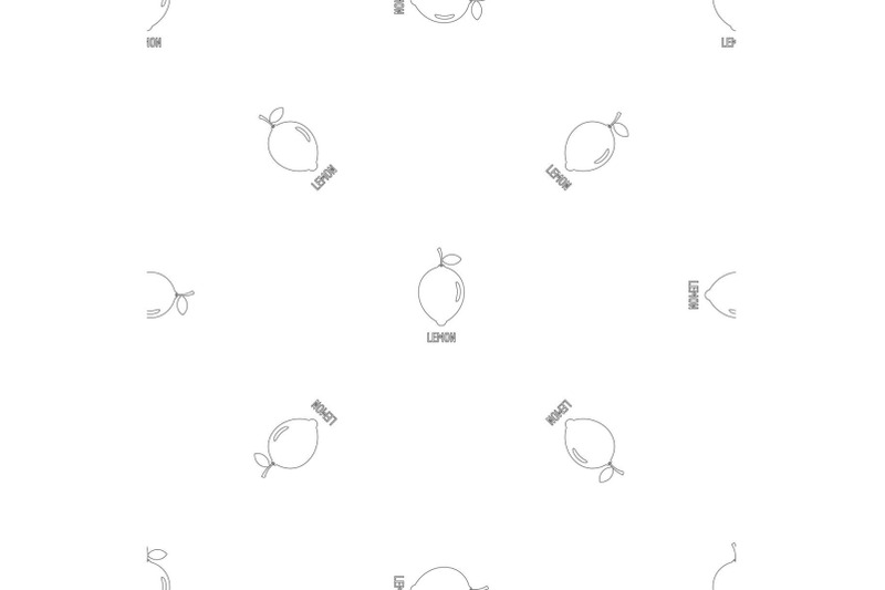 lemon-pattern-seamless-vector