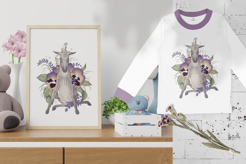 poster-floral-unicorn-digital-art-unicorn-wall-art-printable-png