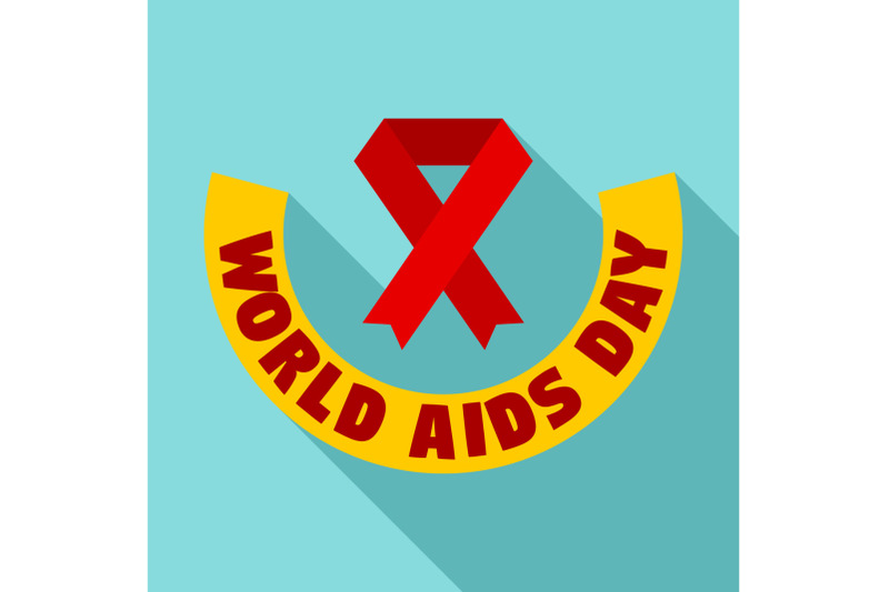 world-aids-day-logo-set-flat-style