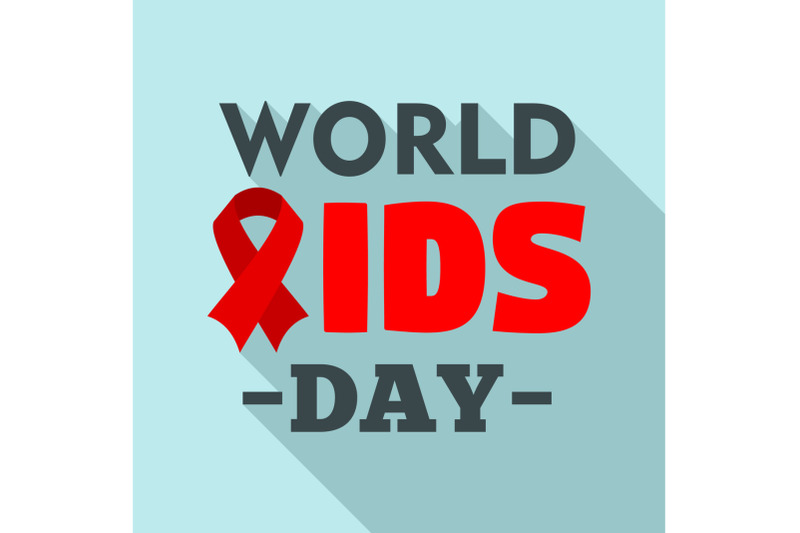 international-aids-day-logo-set-flat-style