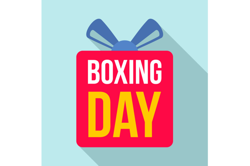 discount-boxing-day-logo-set-flat-style