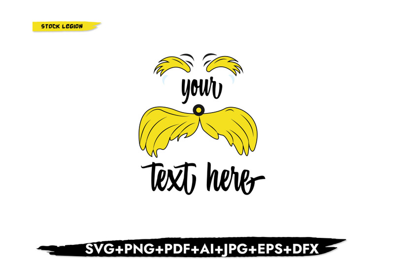 lorax-custom-moustache-svg