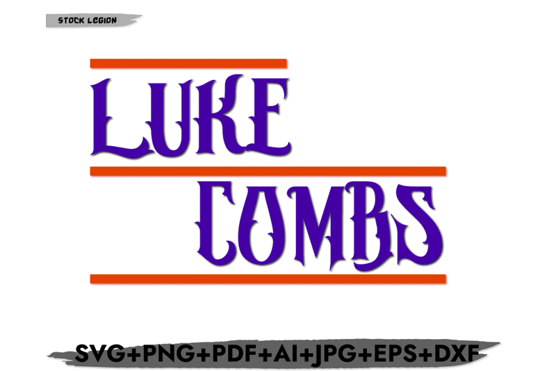 Download Luke Combs SVG By stockvectorsvg | TheHungryJPEG.com
