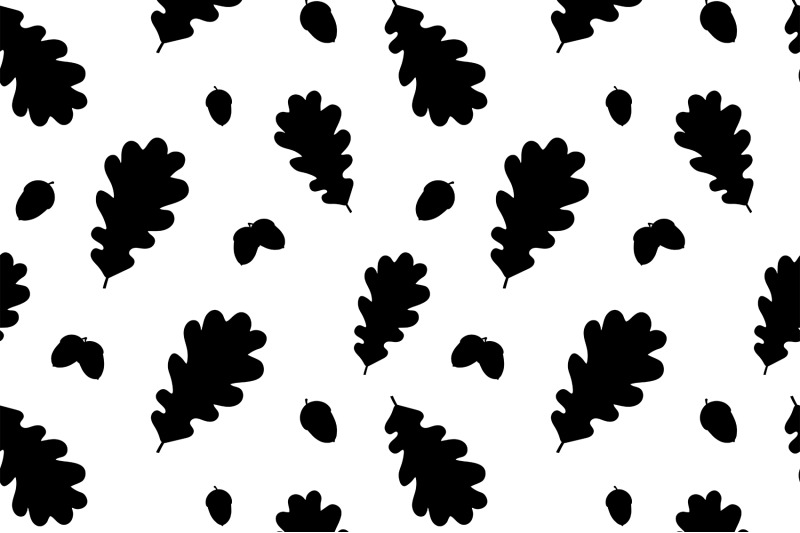 autumn-silhouette-pattern-leaves-pattern-mushrooms-pattern