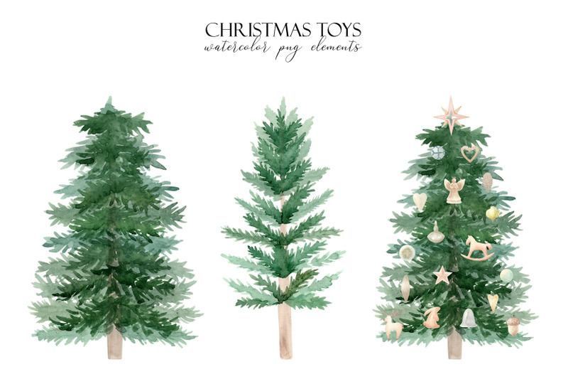 watercolor-christmas-toys-collection-cliparts-and-patterns