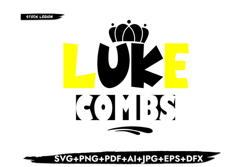 luke-combs-crown-svg