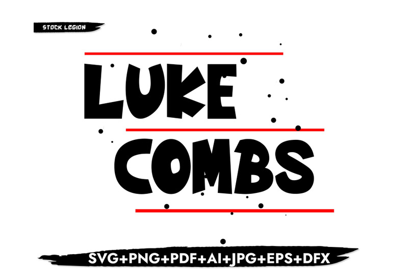 luke-combs-red-svg