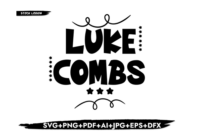 luke-combs-stars-svg