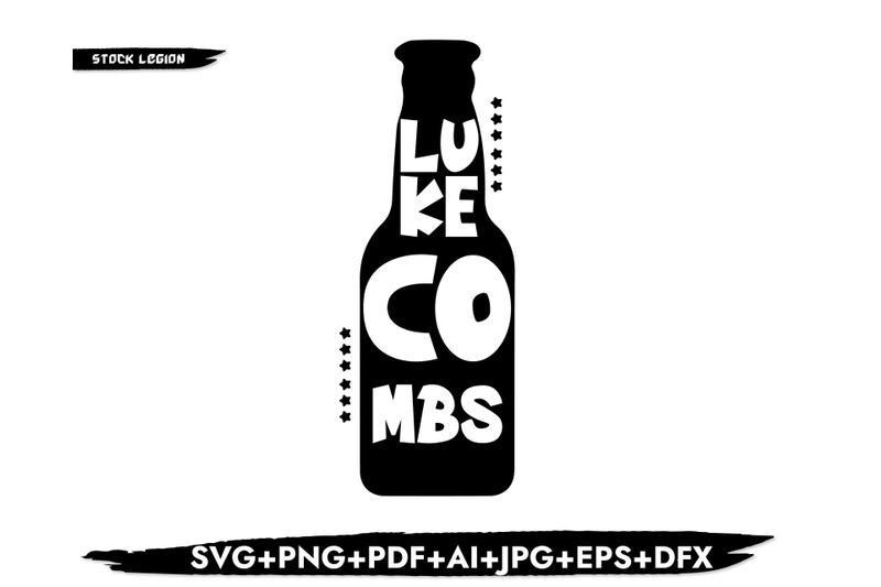 luke-combs-beer-bottle-svg