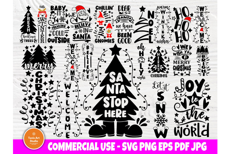 christmas-porch-sign-svg-bundle-svg-cut-files