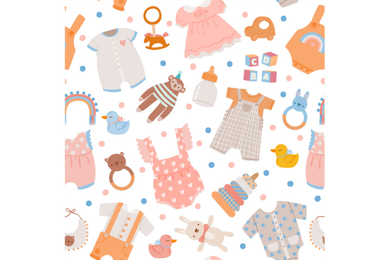 baby-shower-seamless-pattern-cute-newborn-clothes-toys-and-accessory