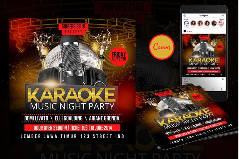 karaoke-battle-night-party-event-flyer-canva-template