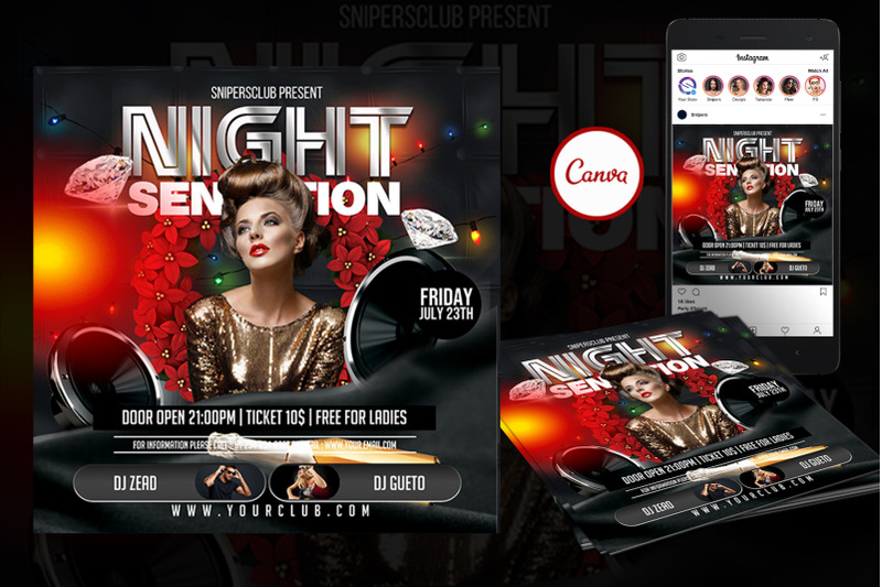night-sensation-event-flyer-canva-template