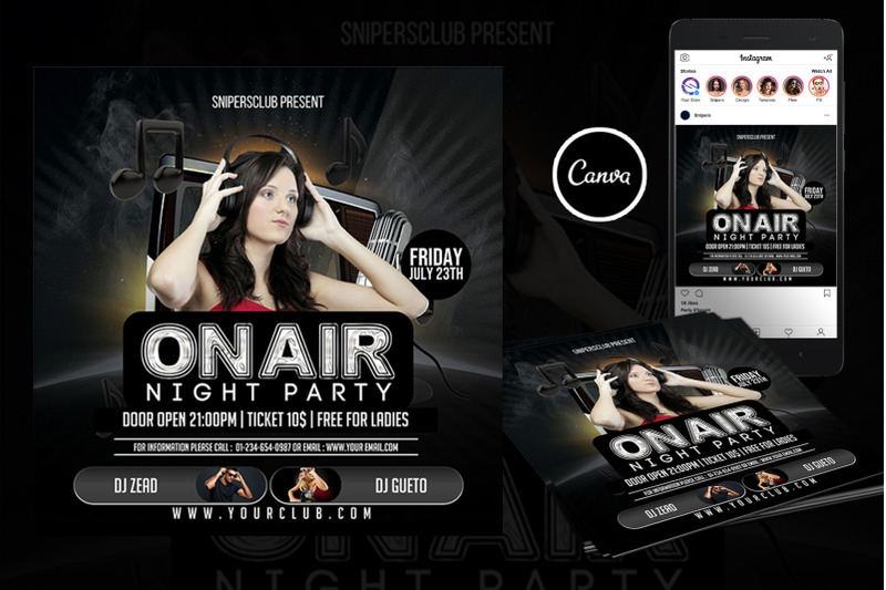 on-air-party-event-flyer-canva-template