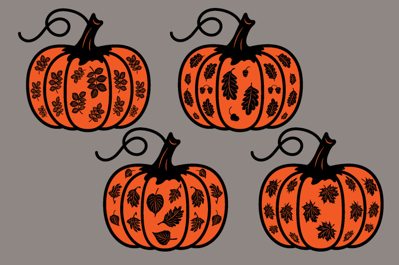 decorative-pumpkins-clipart-sublimation