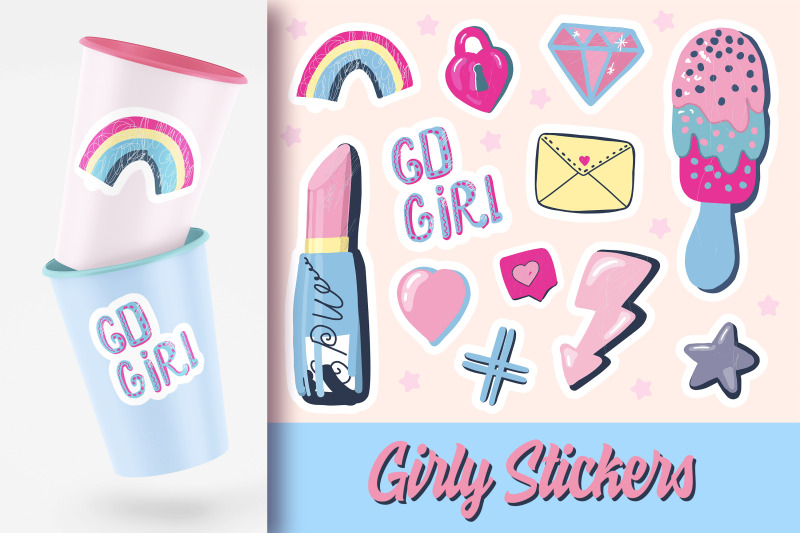 girly-stickers-in-png-formats