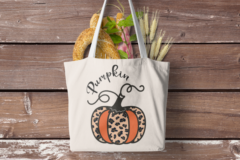 pumpkin-with-leopard-print-and-plaid-pattern-clipart-sublimation