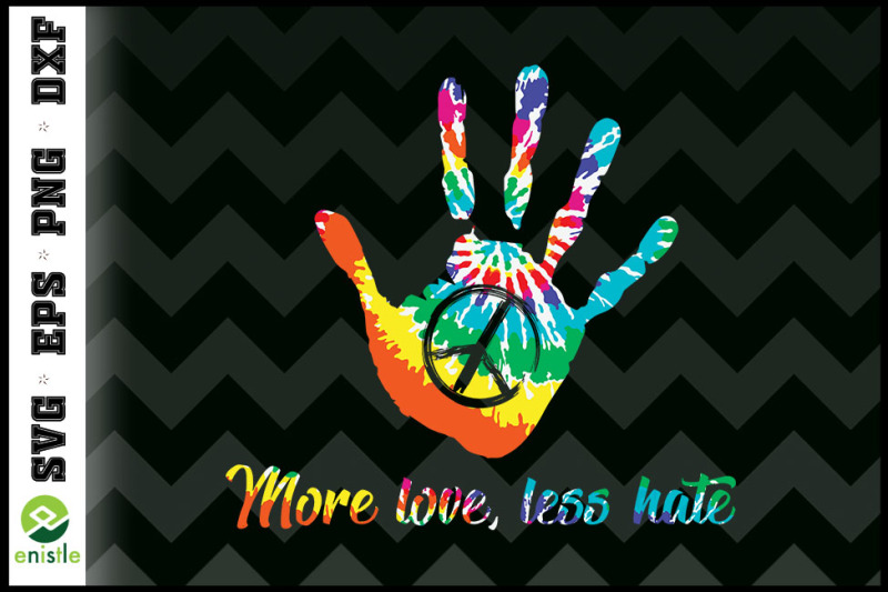 hand-print-hippie-more-love-less-hate