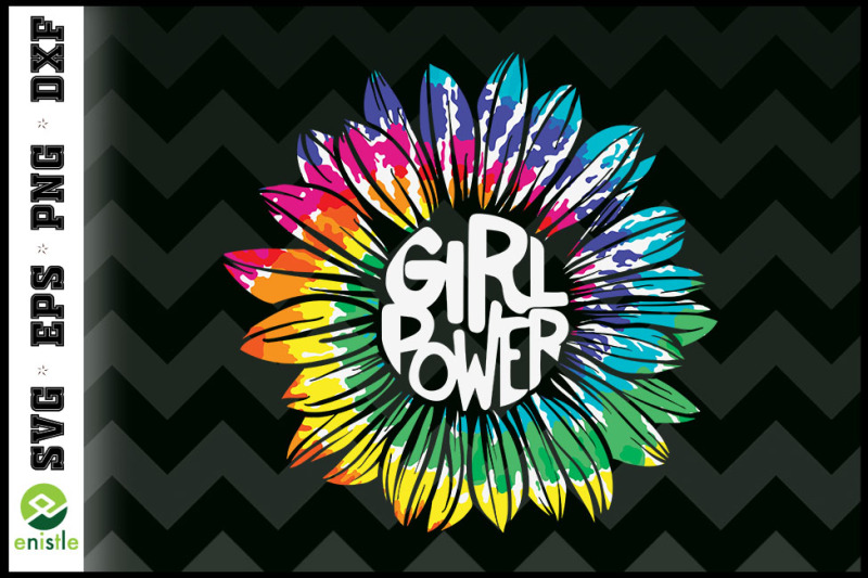 girl-power-shirt-flower-tie-dye-hippie