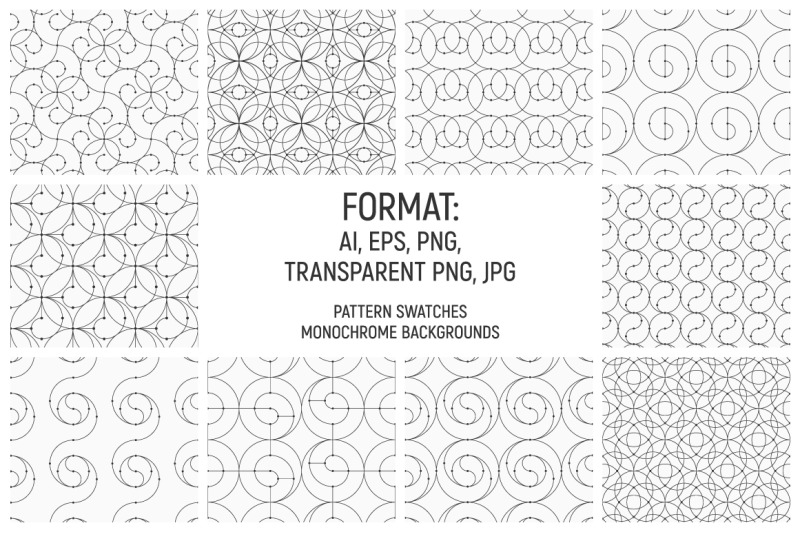 10-outline-seamless-geometric-patterns