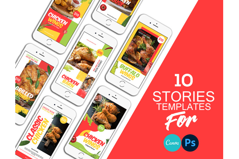 chicken-food-instagram-story-template