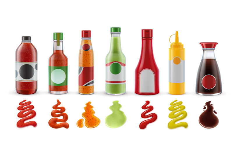 realistic-sauces-in-bottles-hot-chili-tomato-ketchup-guacamole-mus