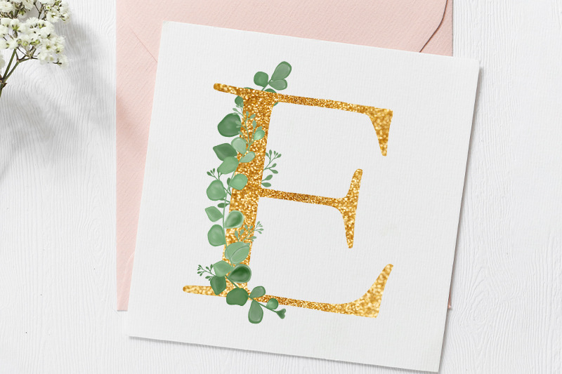 alphabet-clipart-wedding-eucalyptus-birthday-greetings