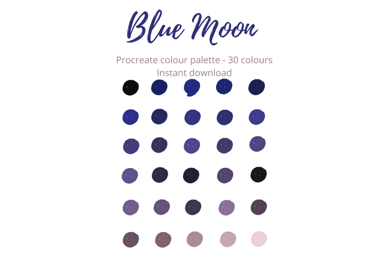 blue-moon-procreate-colour-palette