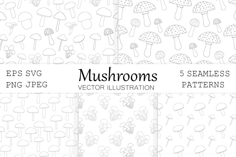 mushrooms-graphics-pattern-mushroom-pattern-mushrooms-svg