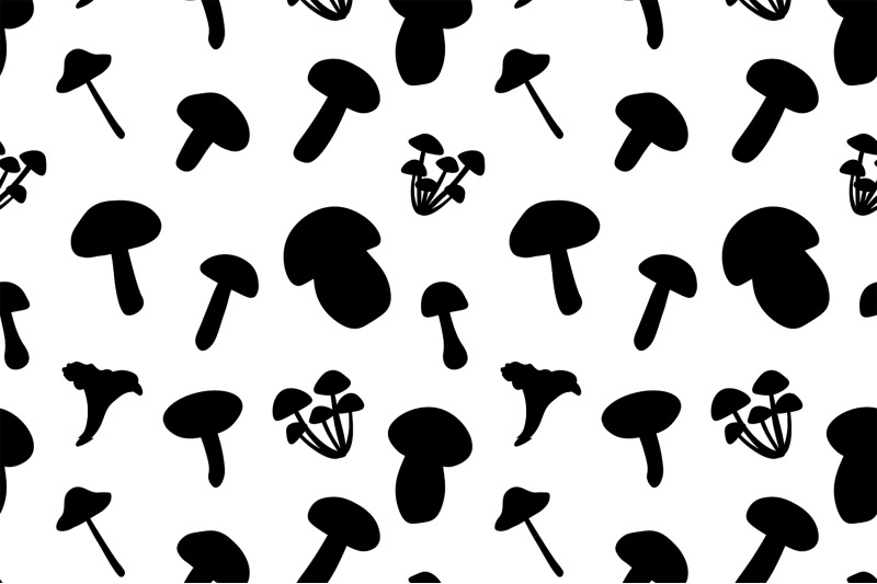 mushrooms-pattern-mushrooms-silhouettes-mushrooms-graphics