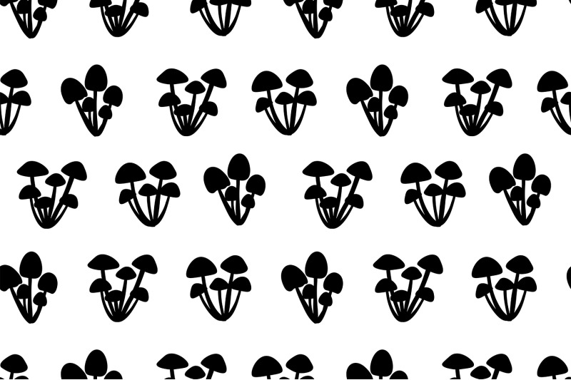 mushrooms-pattern-mushrooms-silhouettes-mushrooms-graphics