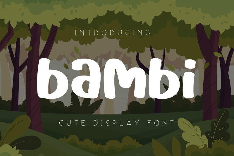 bambi-cute-display-font