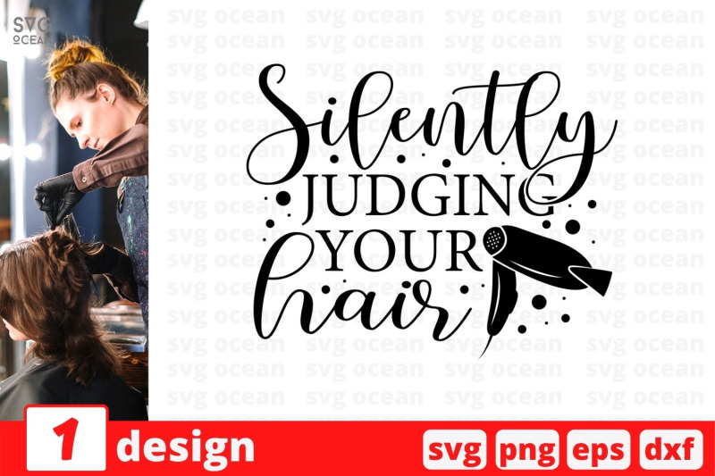 silently-judging-your-hair-svg-cut-file