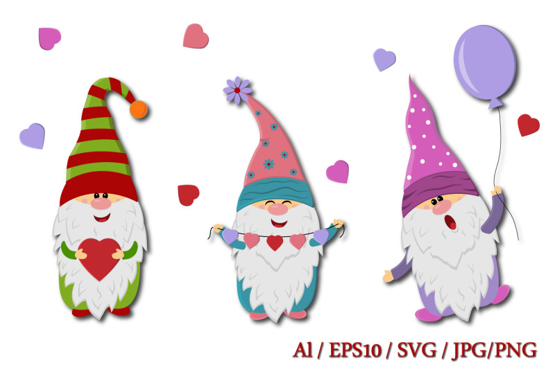 set-of-funny-gnomes