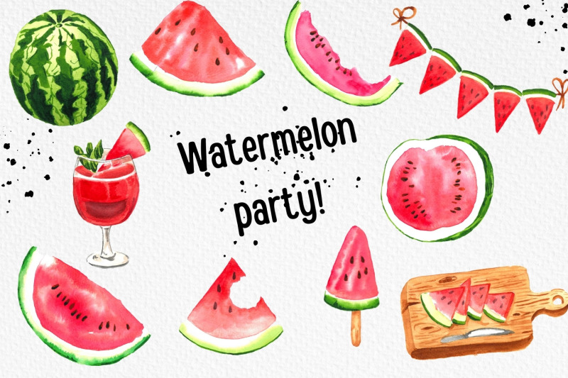 watermelon-party-summer-clipart
