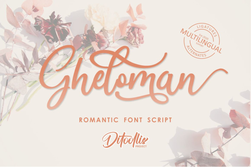 gheloman-romantic-font-script