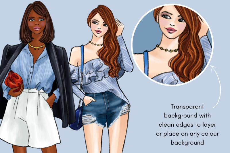 girls-in-blue-3-fashion-clipart-set