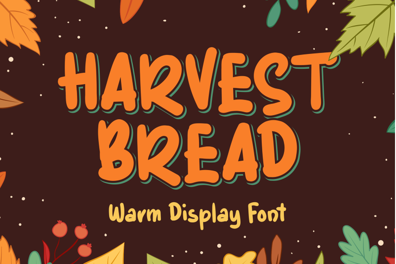 harvest-bread-autumn-display-font