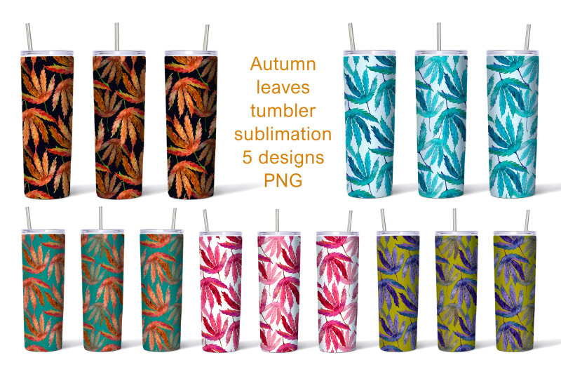 autumn-tumbler-sublimation-leaves-20oz-tumbler-design-png