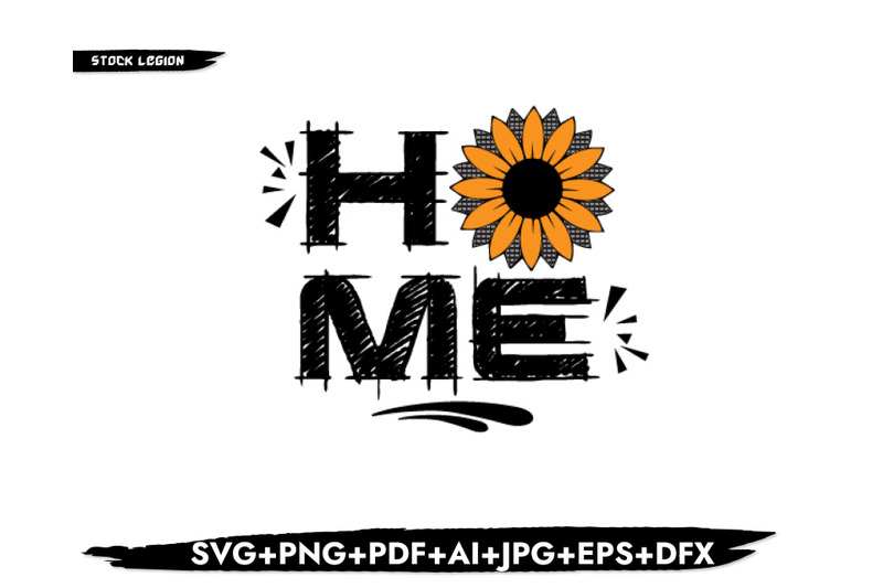 home-sunflower-svg