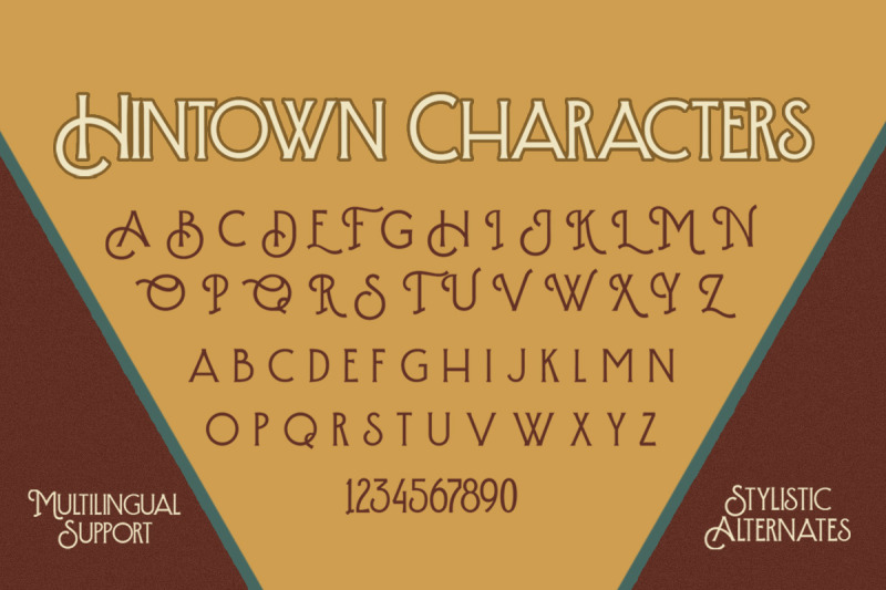 hintown-display-font