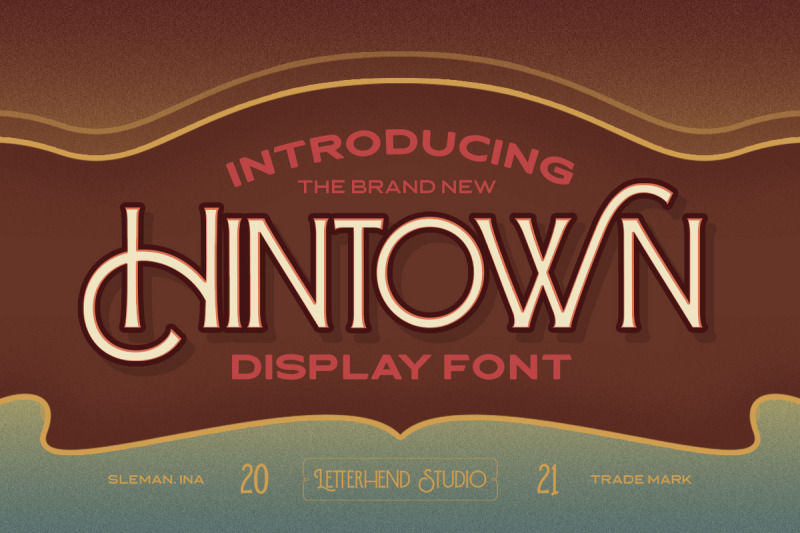 hintown-display-font