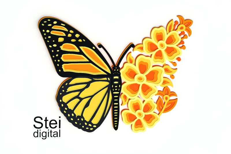 3d-floral-butterfly-mandala-svg-dxf-cut-files-layered-butterfly-svg