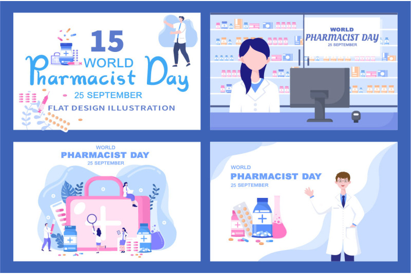 15-world-pharmacists-day-vector-illustration